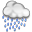 Heavy Rain  and  Windy